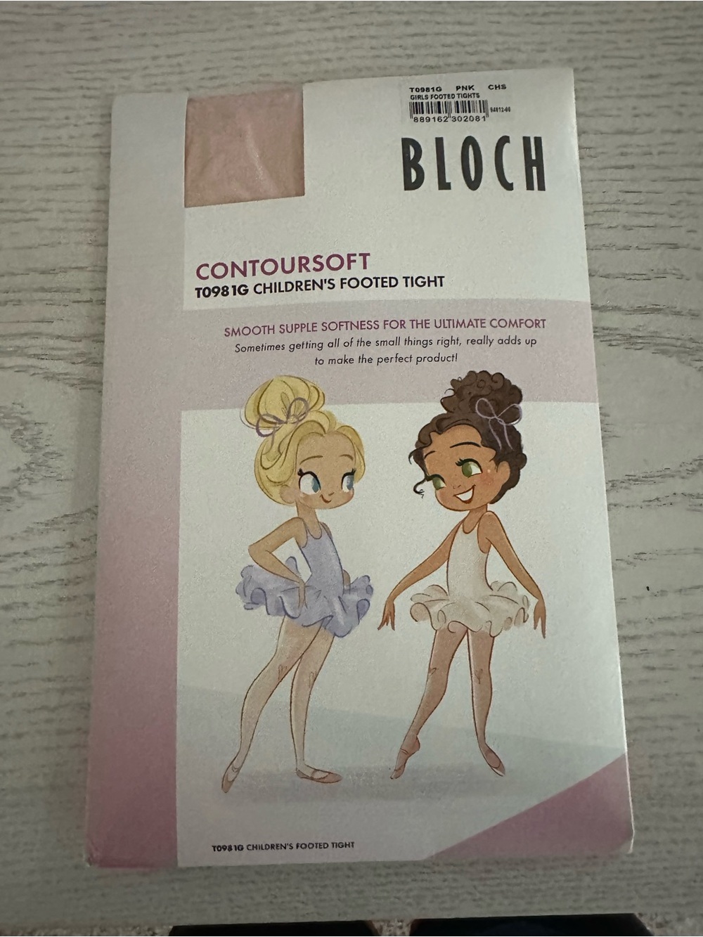 Bloch Children's Footed Tights - Pale Pink